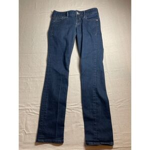 EXPRESS JEANS Cropped Skinny Stella‎ Low Rise Denim Pants Size 0 y2k mall